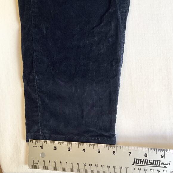 Buffalo David Bitton Women Pants 12/32 Navy Corduroy Supreme Button 32" Inseam - Picture 9 of 11